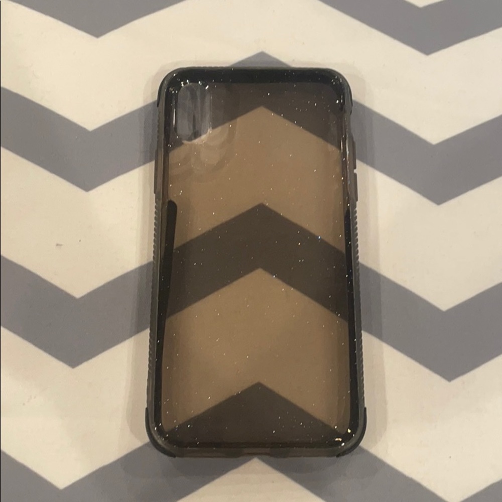 Black Stardust IPhone X case